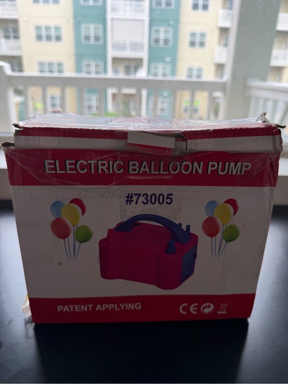 Electric Balloon Pump - Pink and Blue